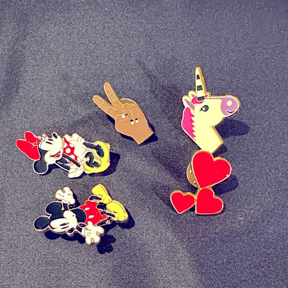 Colorful Cartoon Enamel Pins Set